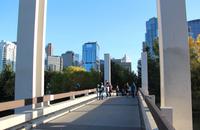 Spaziergang zur Prince's Island in Calgary