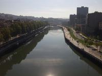 Der Nervion durchfließt Bilbao