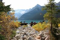 Am Lake Louise im Banff-Nationalpark