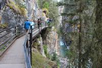 Wanderung am Johnston Canyon