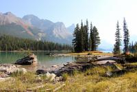 Sprit Island am Maligne Lake
