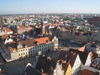 Breslau, Blick von der Elisabethkirche