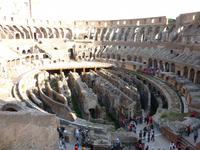 Das Colloseum in Rom von Innen