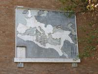 Übersicht der von Rom beherrschten Flächen (weiß)