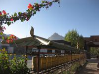 Gebetsmühlen im Kloster Palkhor Chode