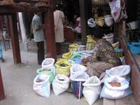 Altstadt von Kathmandu - Gewürzhändlerin