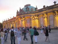 Schloss Sanssouci Abendstimmung