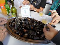 Bootsfahrt zu den Muschelbänken der Ría de Arosa