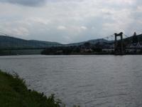 einzigste Hängebrücke über die Mosel bei Bernkastel