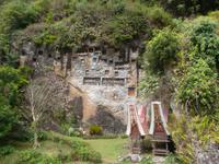 Lemo - die vielleicht berühmteste Begräbniswand des Torajalandes