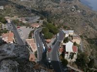 Strassenverlauf unterhalb von Castelmola