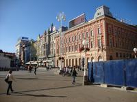 Der Hauptplatz Zagreb