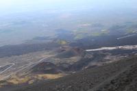 Ätna-Abstieg - Blick auf die Silvestri-Krater