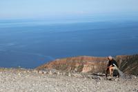 Genüsslicher Blick nach dem Aufstieg