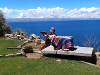 Sonneninsel im Titicaca See