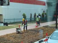 Singapur Bauarbeiter