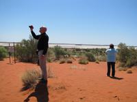 rote Sanddüne am Ayers Rock