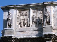 21.10., Relief am Triumphbogen des Kaisers Konstantin