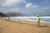 Am Strand Praia Grande