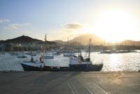 Morgenstimmung im Hafen von Mindelo