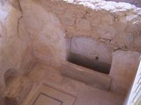 Masada National Park- antike Badewanne im Westpalast von König Herodes