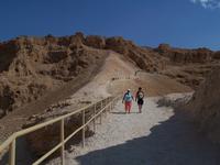 Masada National Park- Reste der von den Römern aufgeschütteten Rampe
