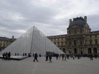 Glaspyramide im Louvre