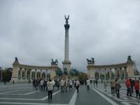 Der Heldenplatz in Budapest