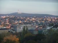 Blick vom Hotel über Budapest