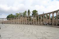 0057 der ovale Platz in Jerash