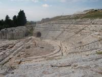 eines der schönsten Theater der Antike: griech. Theater in Syrakus