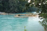 115 am Wasserfall von Agua Azul