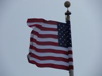 Nationale Symbole auf Alcatraz