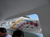 wir tendern zurück zum Schiff