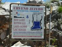 Roter See in Imotski