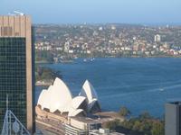 P1030026- Blick von einem Hochhaus in Sydney