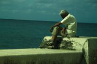 Der alte Mann am Meer