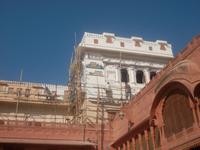 am Junargarh-Fort in Bikaner wird gerade restauriert.