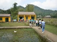 Besuch eines Kindergartens in der Region Mai Chau
