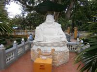 glücklicher Buddha in Saigon