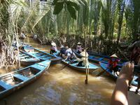 Bootsfahrt im Mekong-Delta