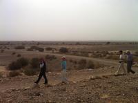 auf dem Weg zum Wüstenschloss