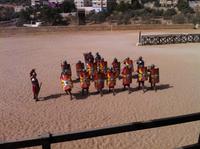 die römische Legion tritt auf