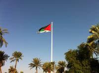 die jordanische Flagge