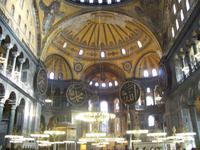 In der Hagia Sophia in Istanbul