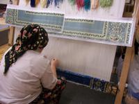 Zu Gast in einer staatlichen Teppichknüpferei