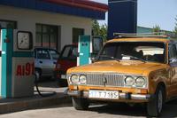 Usbekische Tankstelle