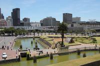 Blick von der Festungsmauer auf Kapstadt