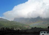 Regenbogen an der Caldera de Taburiente