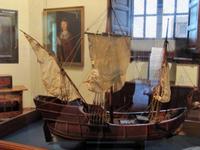 Schiffsmodell im Kolumbus-Museum